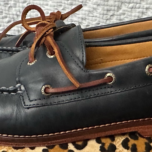 Sperry Navy and Tan Loafers main image 6